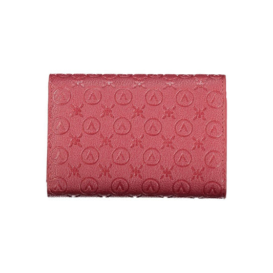 Mario Valentino Rosso Polyurethane Woman Wallet