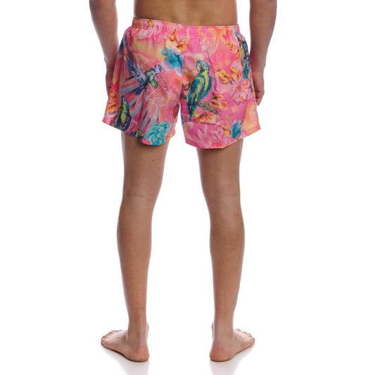 Moschino Multicolor Polyester Swim Shorts