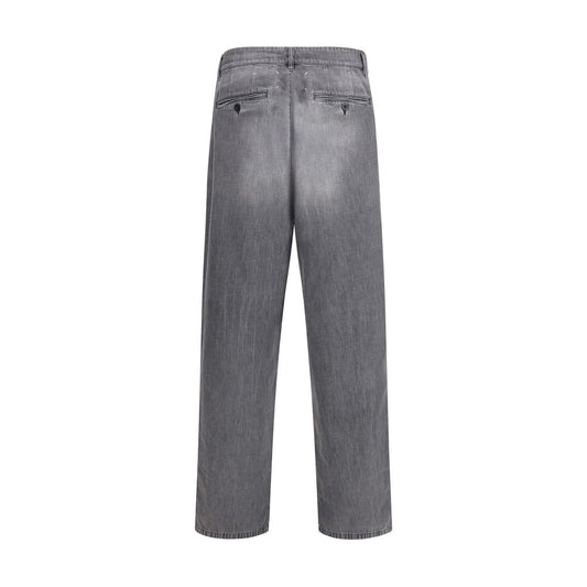 Margiela Gray Cotton Jeans Denim