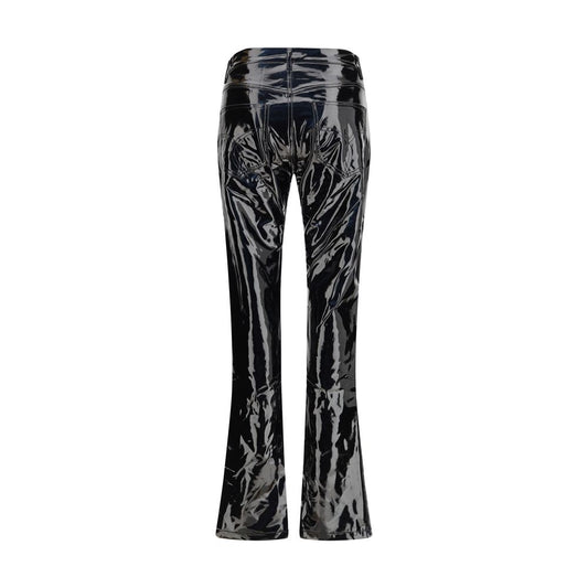 Fiorucci Black Polyethylene Casual Pants