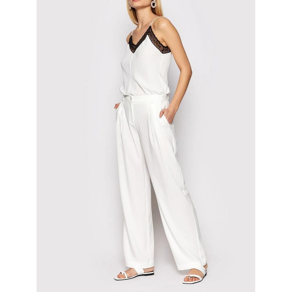 Patrizia Pepe White Viscose Tank Tops