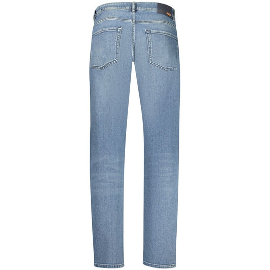 Hugo Boss Blue Cotton Men's Jean