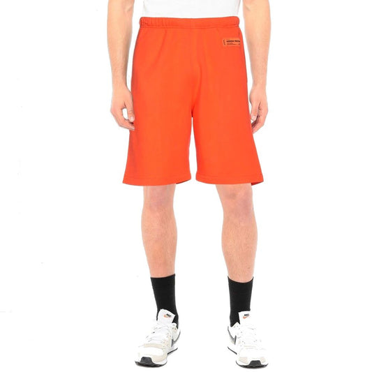 Heron Preston Orange Cotton Shorts