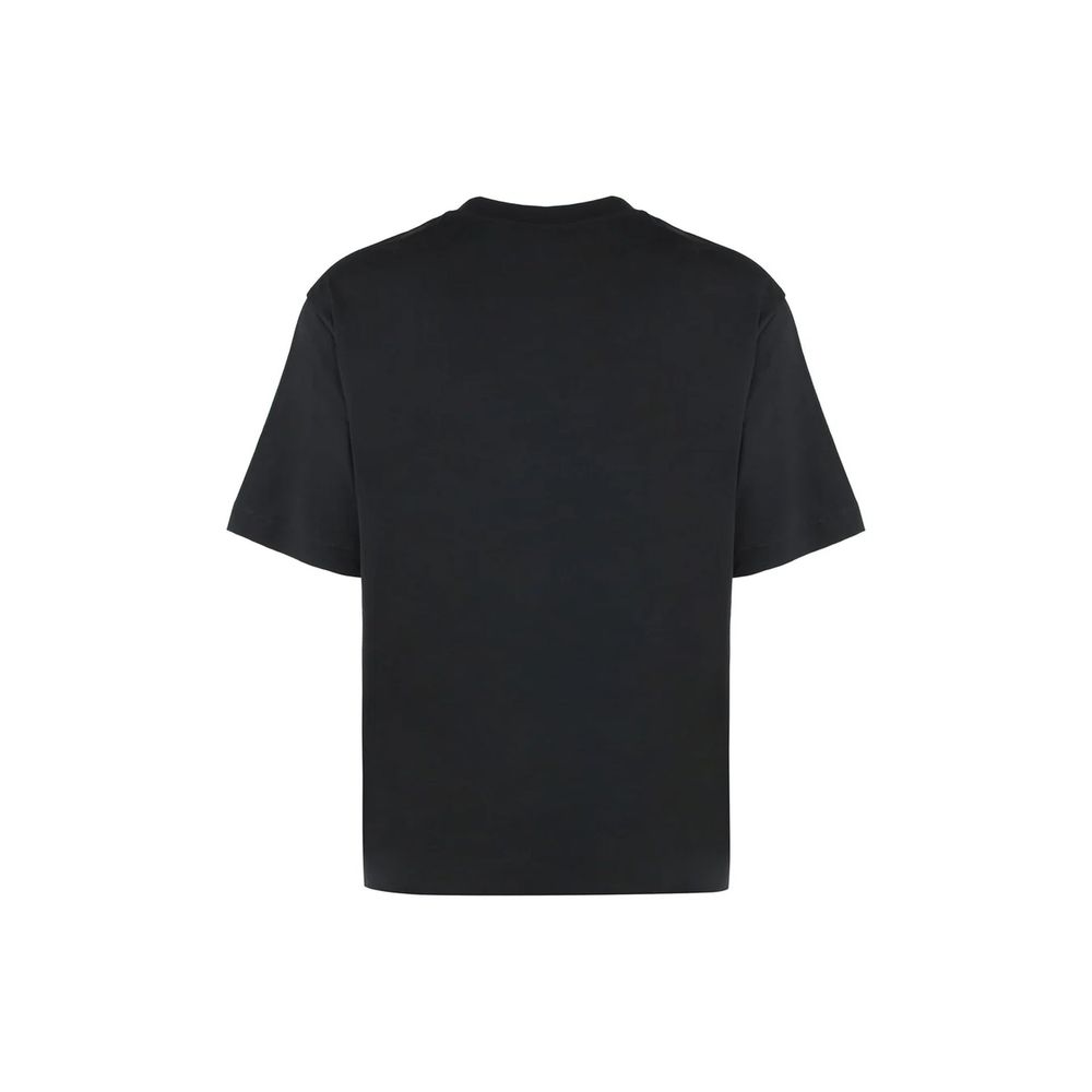 Off-White Black Cotton T-Shirt