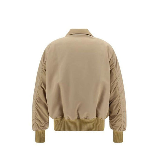 Palm Angels Beige Polyamide Bomber