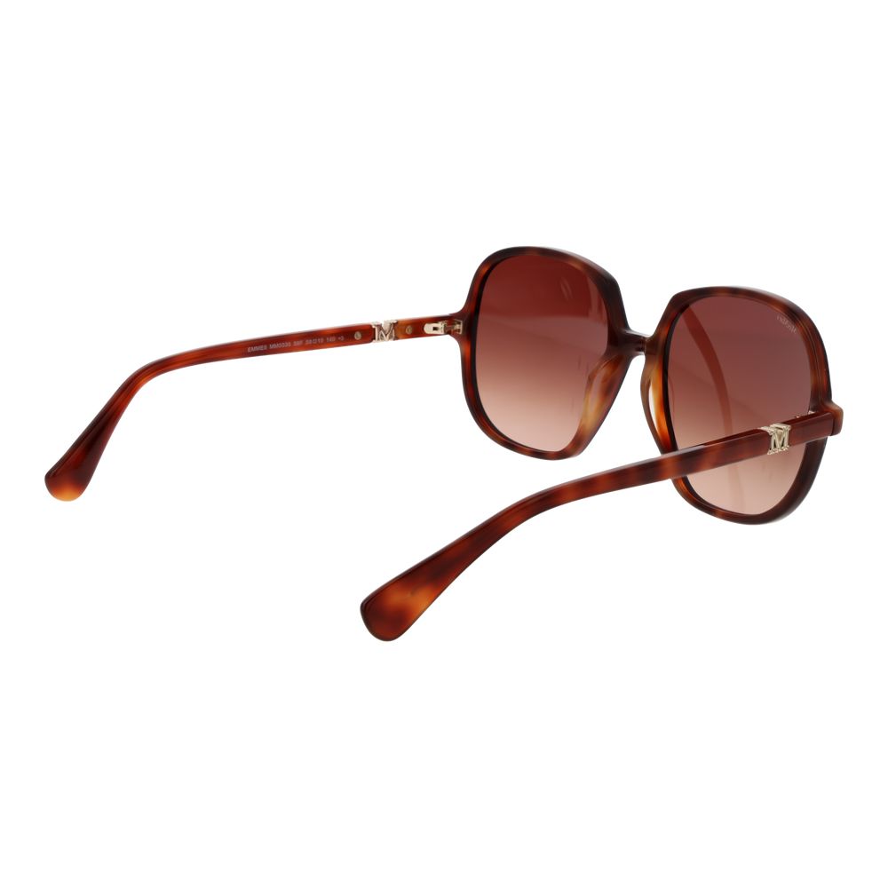Max Mara Brown Plastic Sunglasses