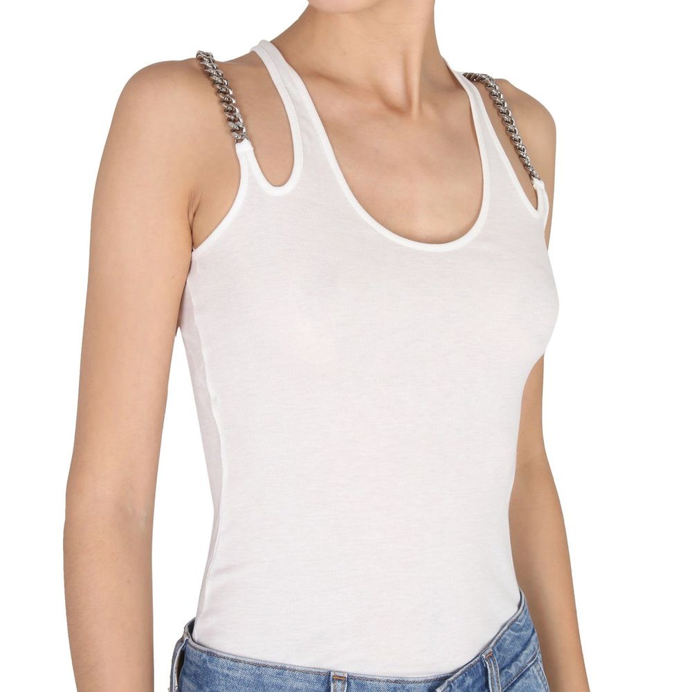 Stella McCartney White Cotton Tank Tops