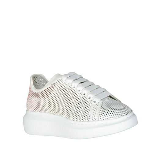 Alexander McQueen White Calfskin Low Top Sneakers