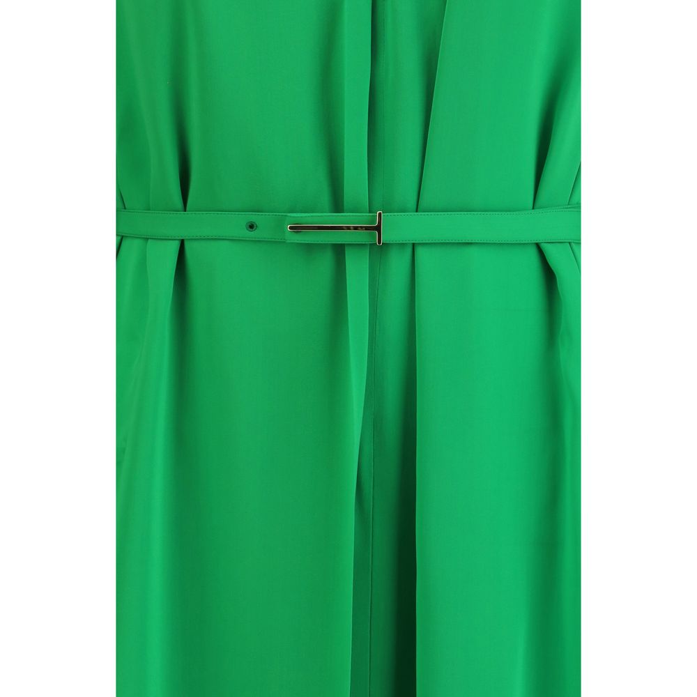 Tom Ford Bicolor Silk Long Dress