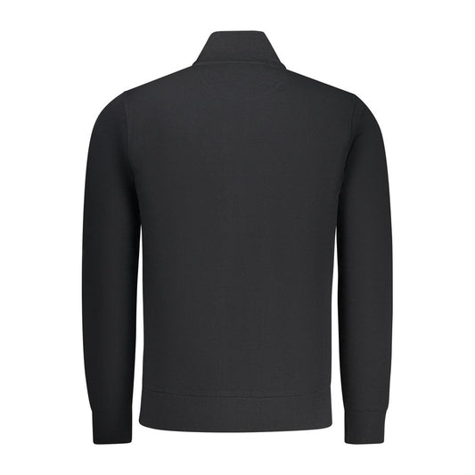 North Sails Black Cotton Men Sweatshirt