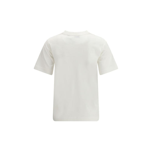 Burberry White Cotton T-Shirt