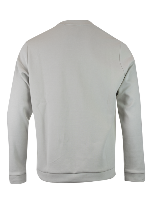 Hugo Boss Beige Cotton Round Neck Sweatshirt