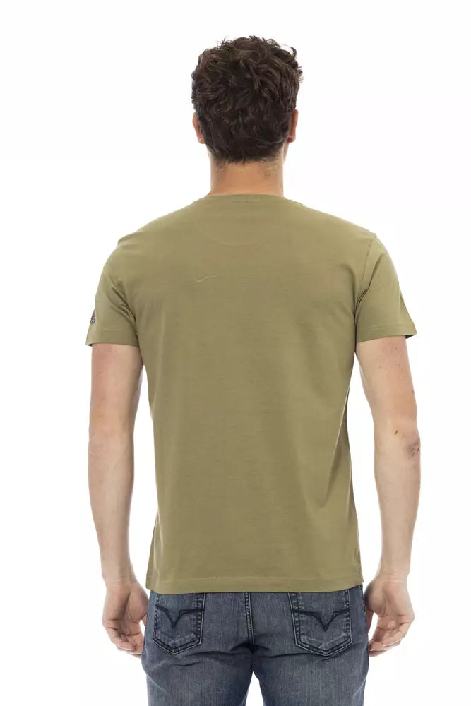 Trussardi Action Green Cotton Men's T-Shirt
