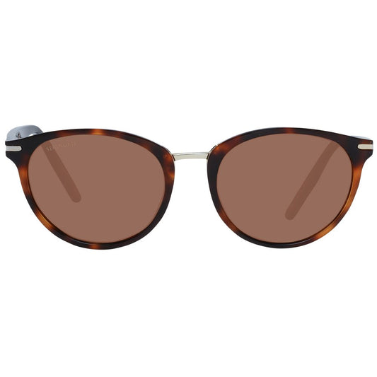 Serengeti Brown Acetate & Metal Sunglasses