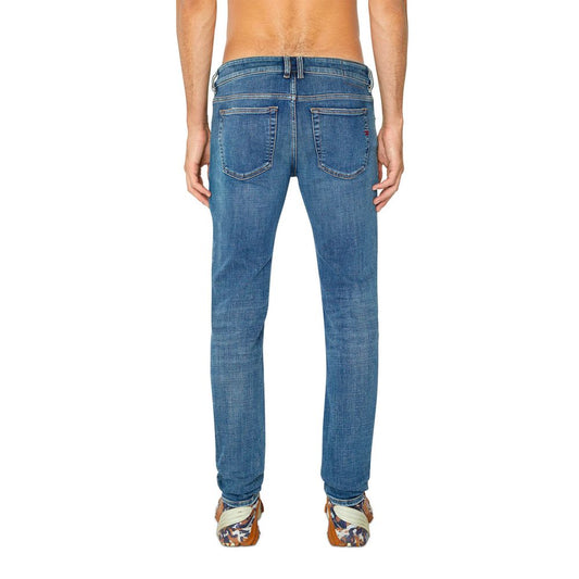 Diesel Blaue Baumwoll-Skinny-Jeans für Männer