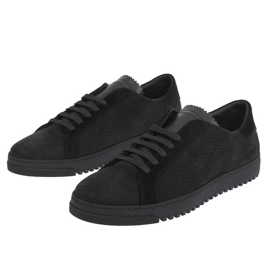 Off-White Schwarzes Kalbsleder Damen Sneaker
