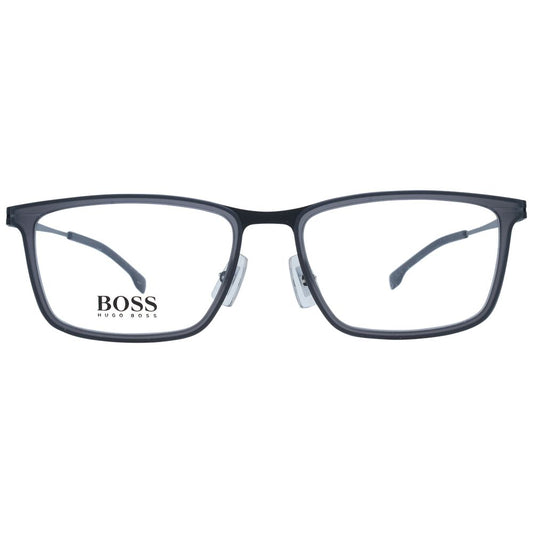 Hugo Boss Graue Edelstahl-Brille (Rahmen)