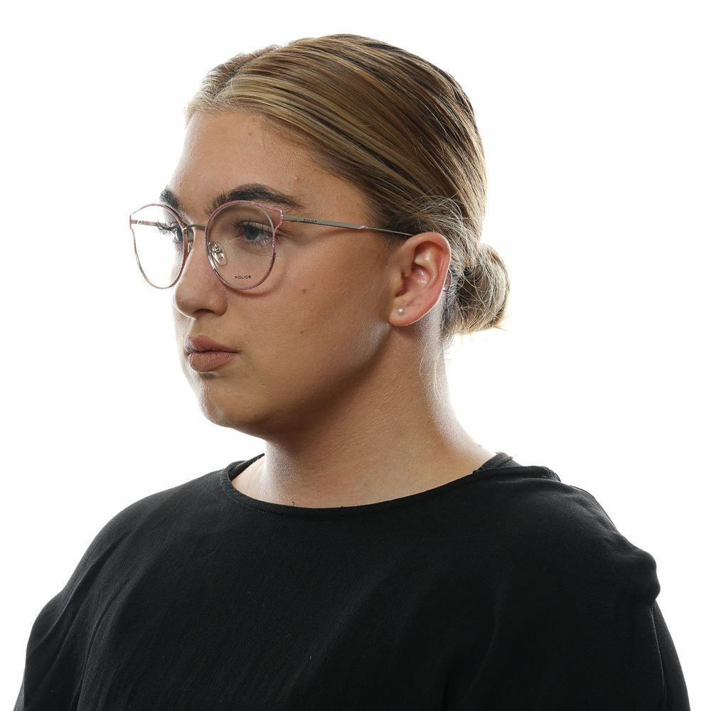 Police Pink Metal & Plastic Glasses (Frames)