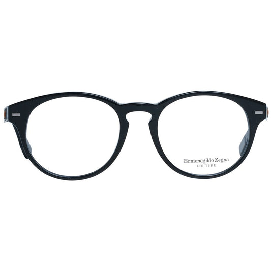 Ermenegildo Zegna Black Plastic Glasses (Frames)