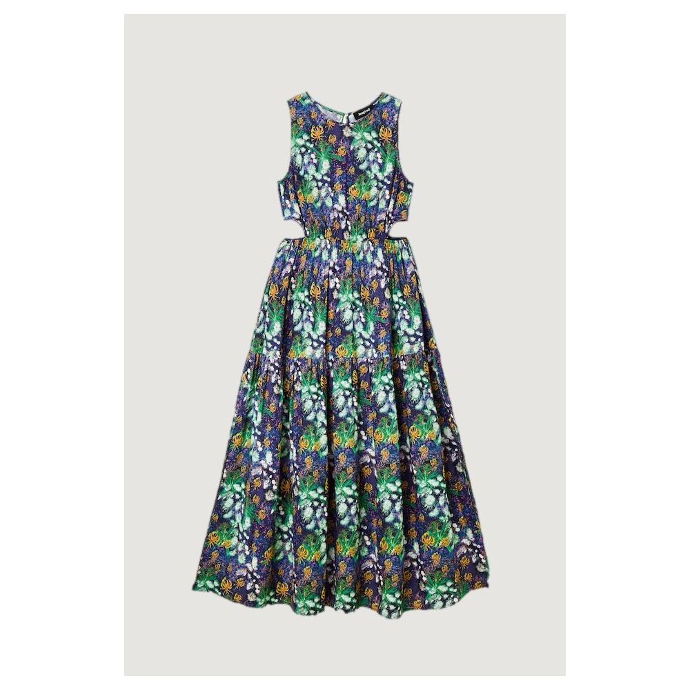 Desigual Blau Viskose Lang