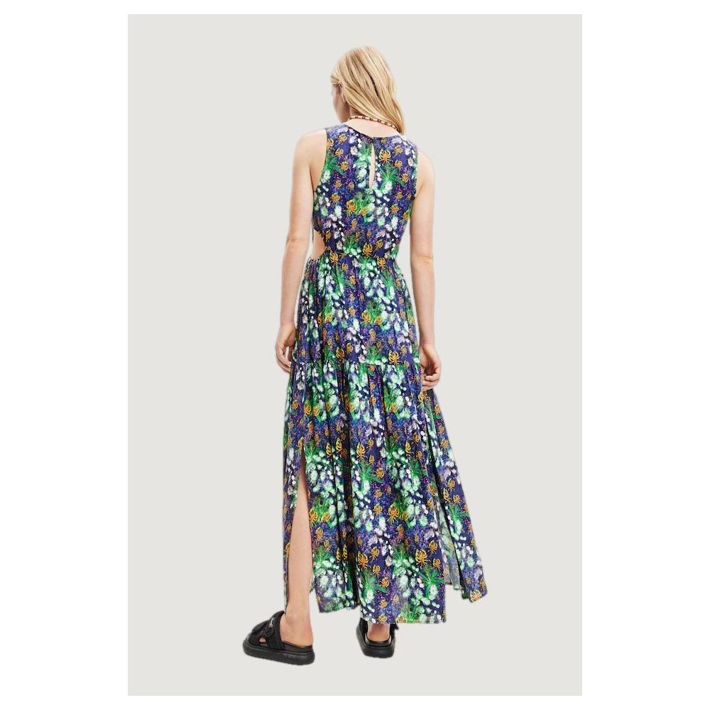 Desigual Blau Viskose Lang