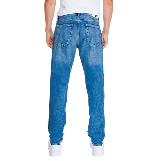 Calvin Klein Jeans Hellblaue Baumwolljeans mit Relaxed Fit