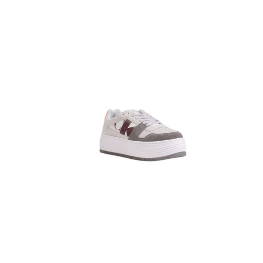 Calvin Klein Jeans Graue Leder Sneaker