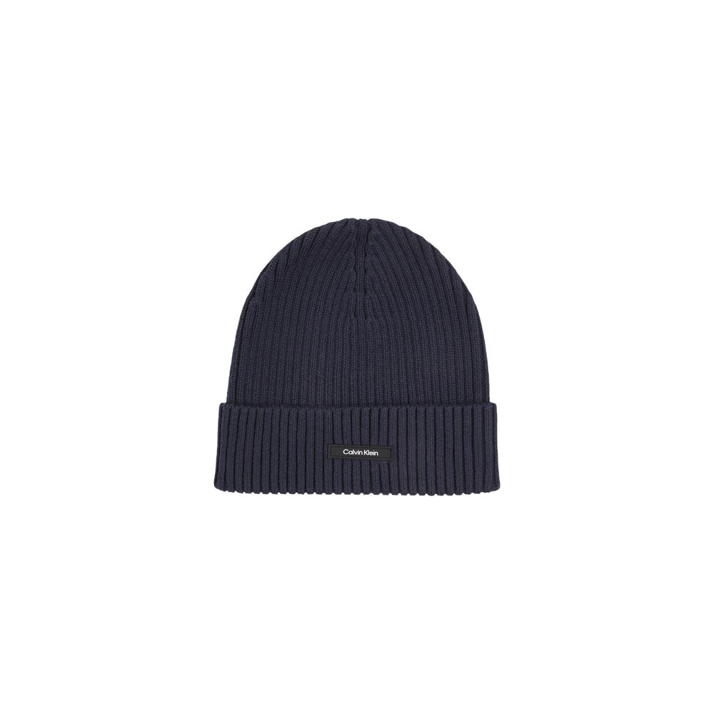 Calvin Klein Blaue Bio-Baumwollmützen Baseballmütze