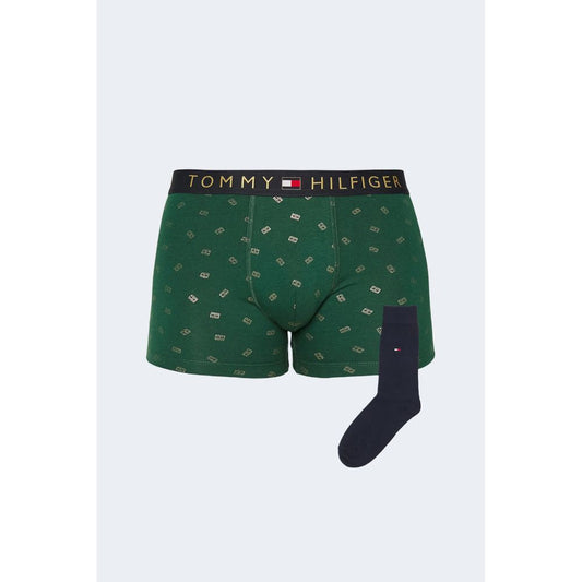 Tommy Hilfiger Grüne Baumwoll-Boxershorts