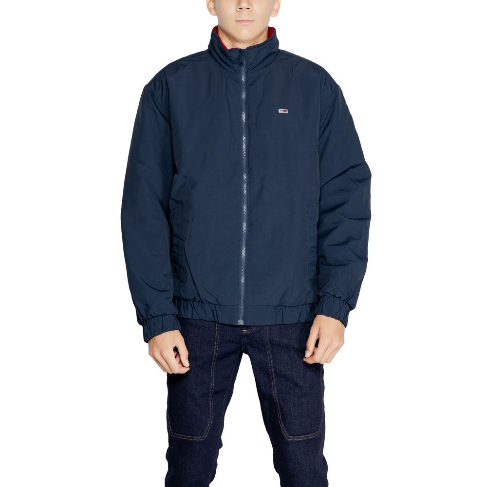 Tommy Hilfiger Jeans Blaue Polyamid-Jacken &