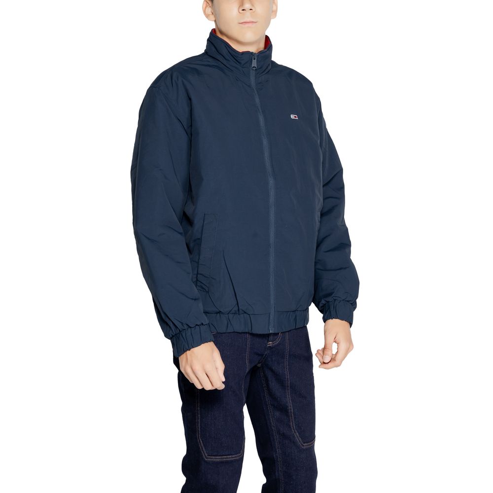Tommy Hilfiger Jeans Blaue Polyamid-Jacken &