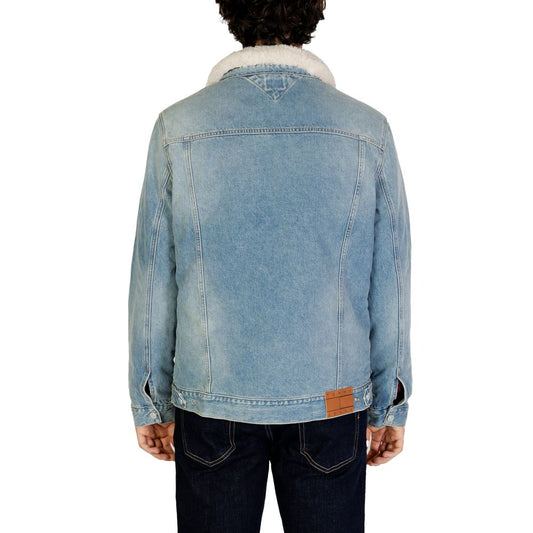 Tommy Hilfiger Jeans Hellblaue Baumwolljacken &