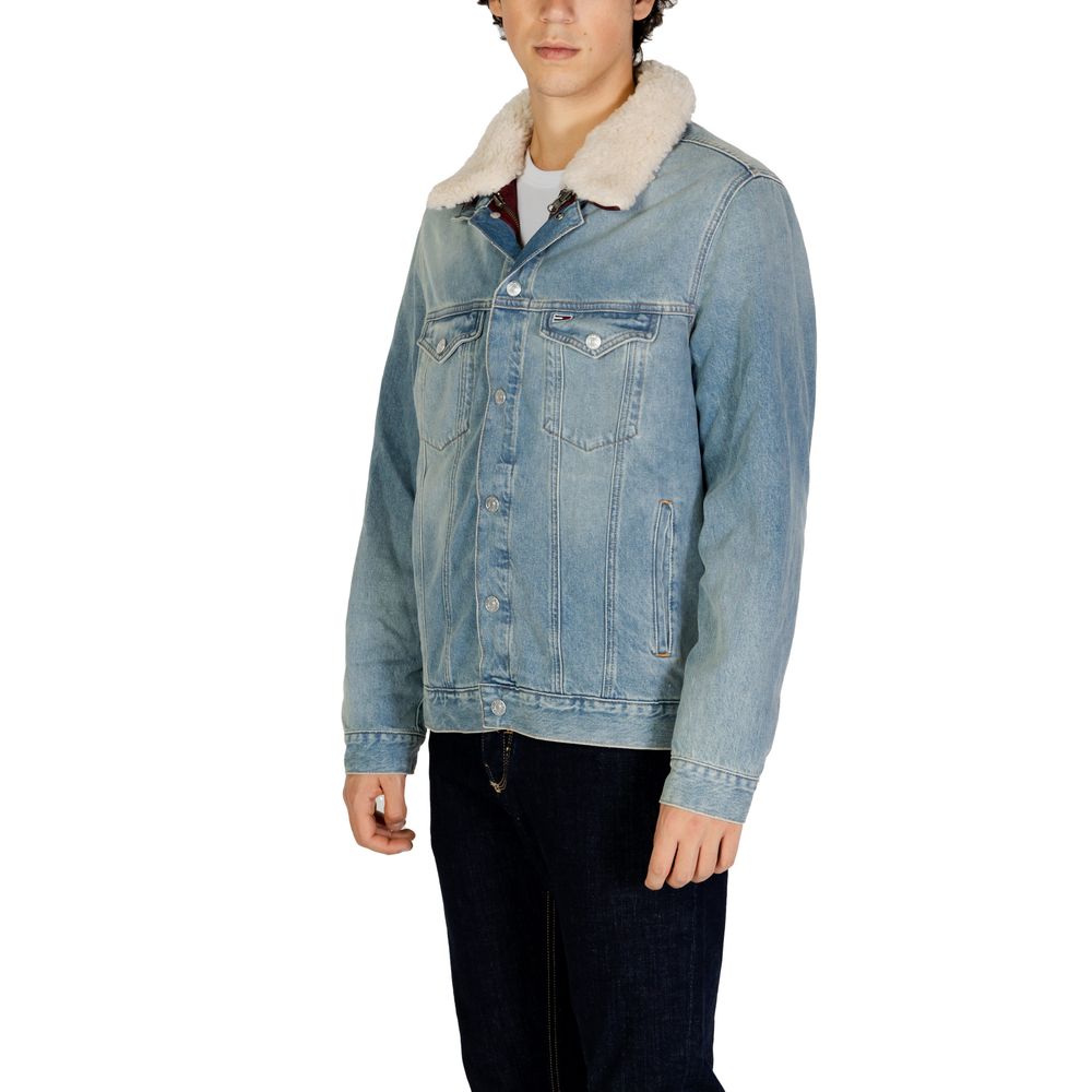 Tommy Hilfiger Jeans Hellblaue Baumwolljacken &