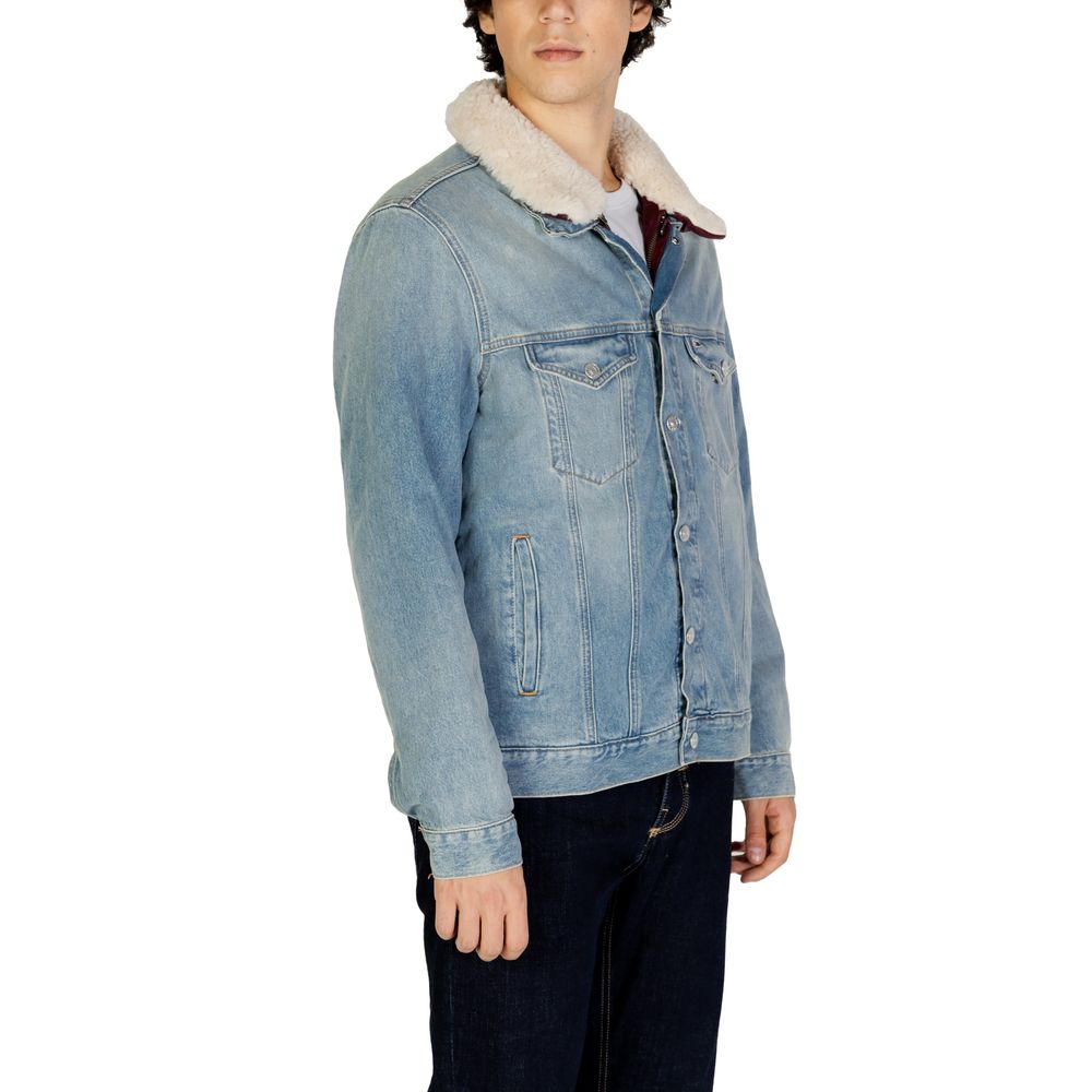 Tommy Hilfiger Jeans Hellblaue Baumwolljacken &