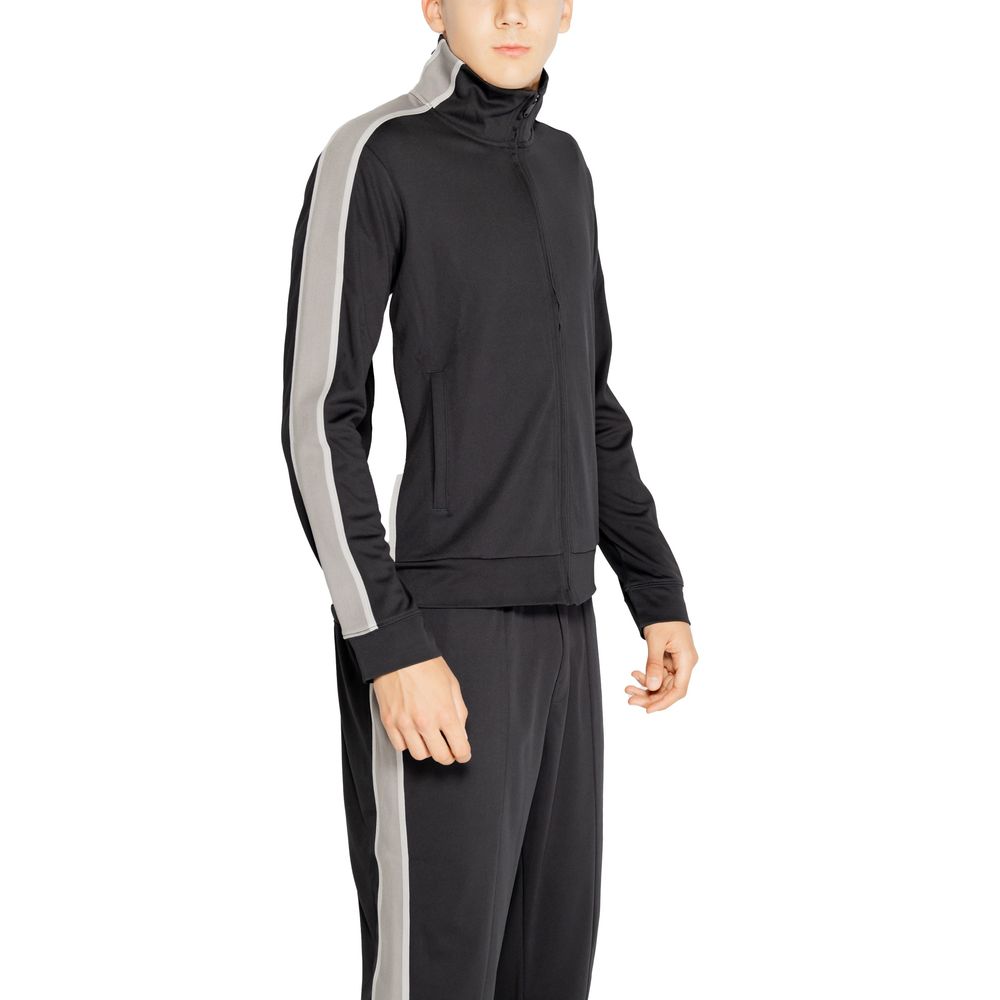 Calvin Klein Sport Schwarzes Sweatshirt aus recyceltem Polyester