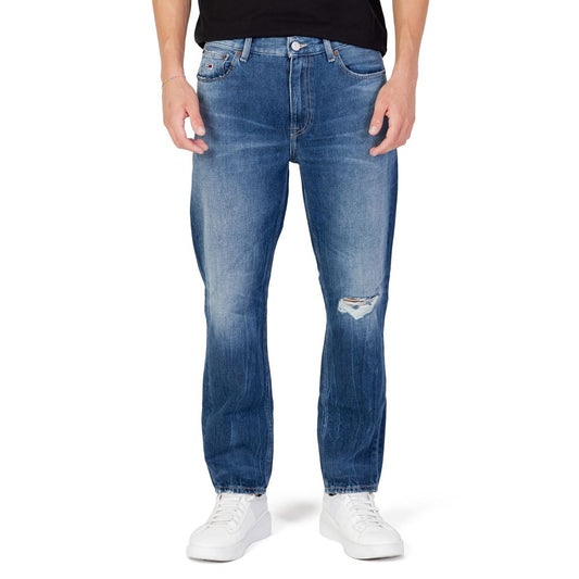 Tommy Hilfiger Jeans Blaue Slim-Fit-Jeans aus Baumwolle