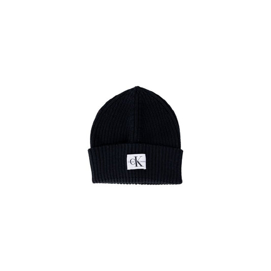 Calvin Klein Jeans Schwarze Wollmütze (Baseball-Cap)