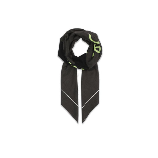 Calvin Klein Jeans Schwarzer Bio-Baumwollschal