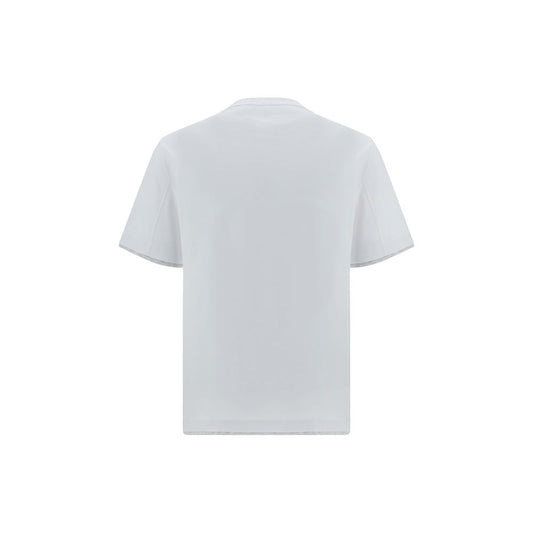 Brunello Cucinelli White Cotton T-Shirt
