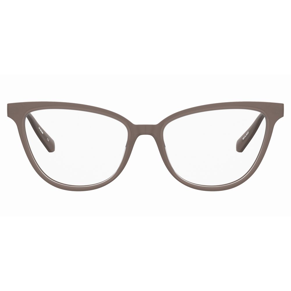 Love Moschino Braune Acetat-Rahmen