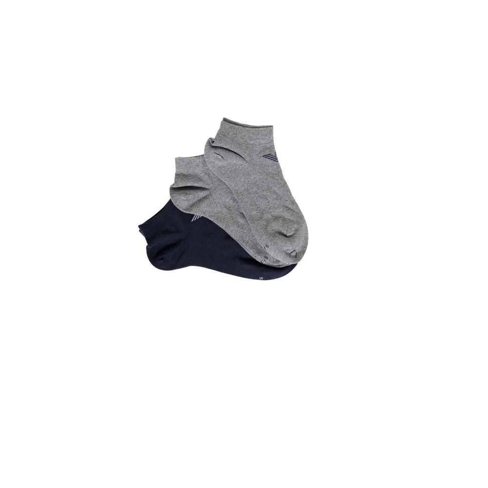 Emporio Armani Underwear Blue Cotton Socks