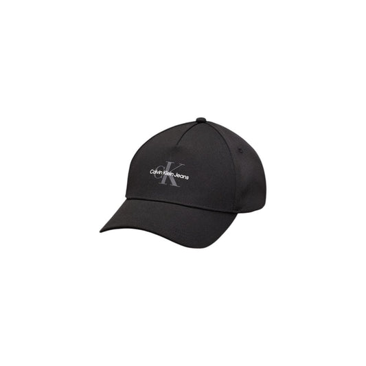 Calvin Klein Jeans Schwarze Kappe aus recyceltem Polyester (Baseball-Cap)