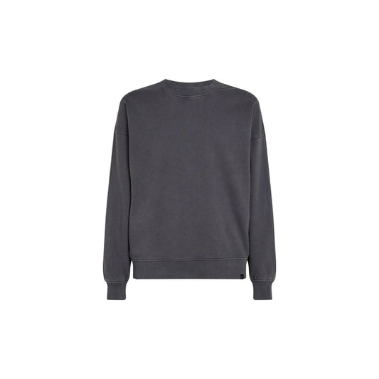 Calvin Klein Jeans Graues Baumwoll-Sweatshirt
