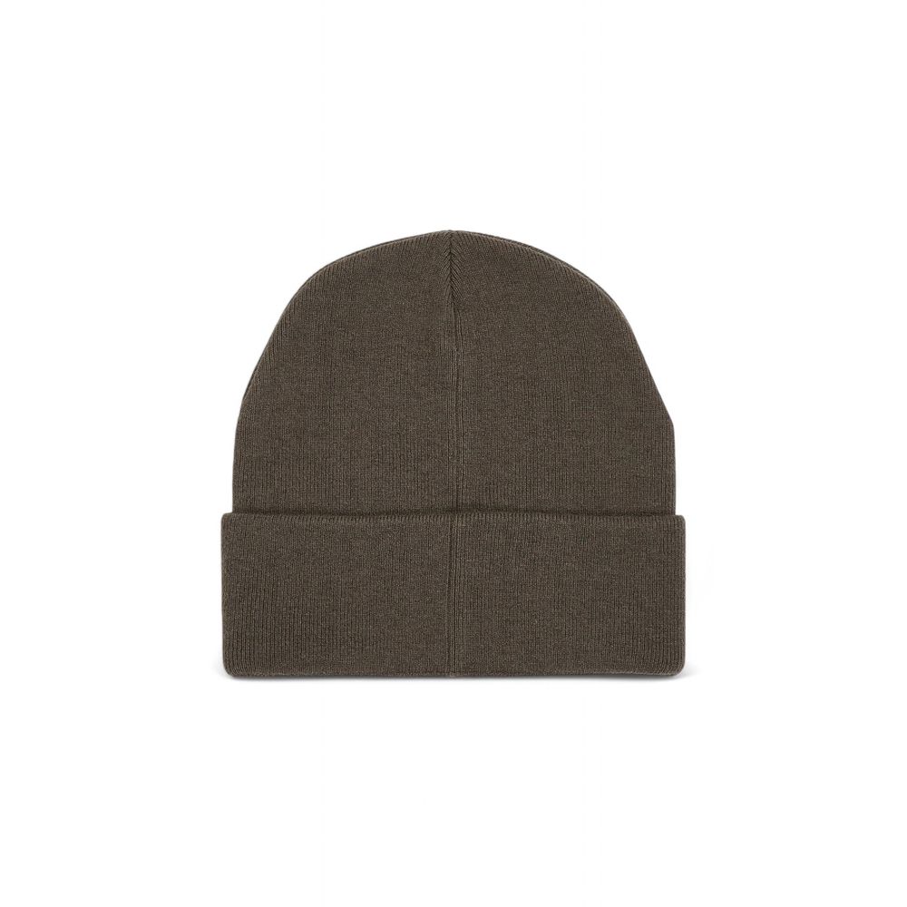 Calvin Klein Jeans Braune Wollmützen Baseballmütze
