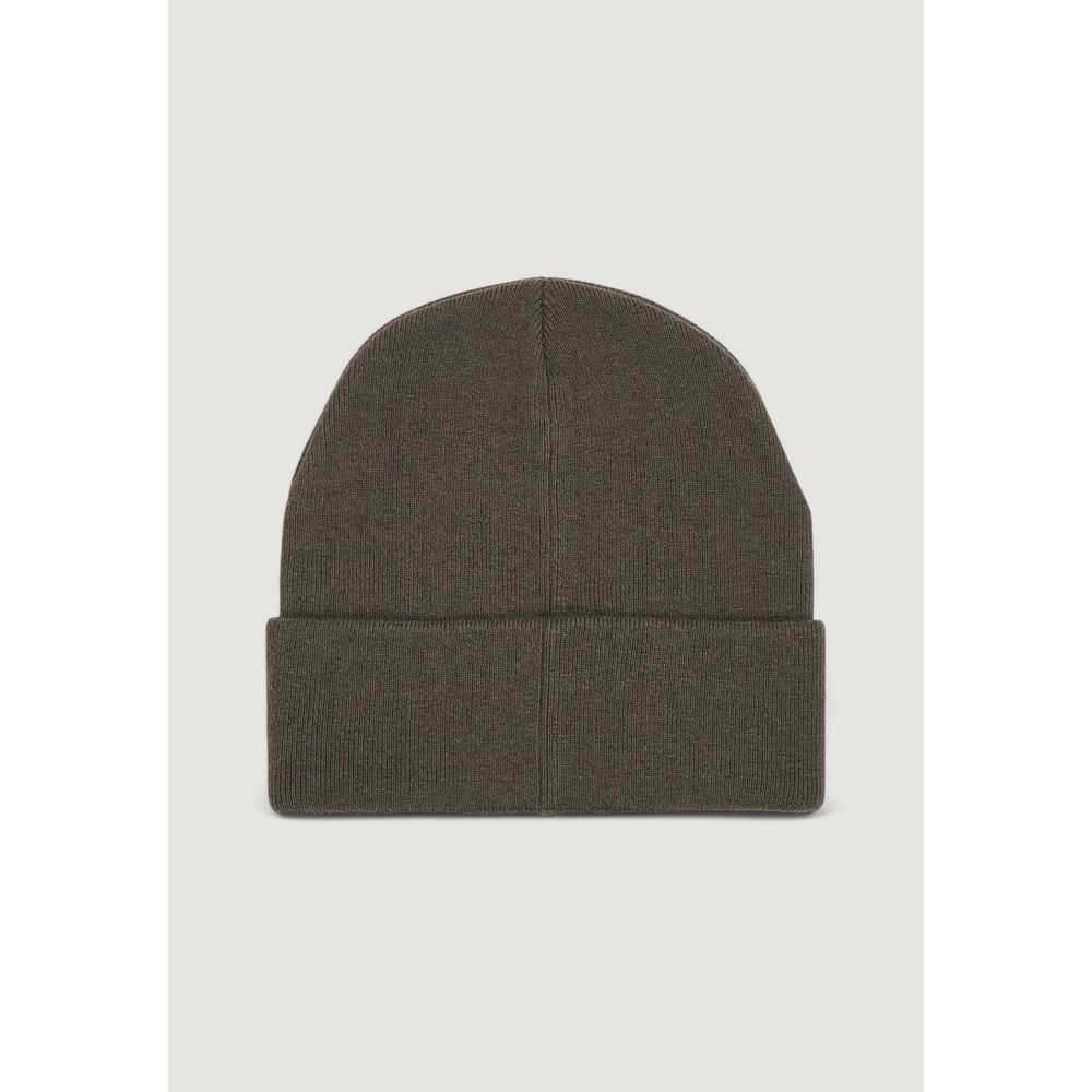 Calvin Klein Jeans Braune Wollmützen Baseballmütze