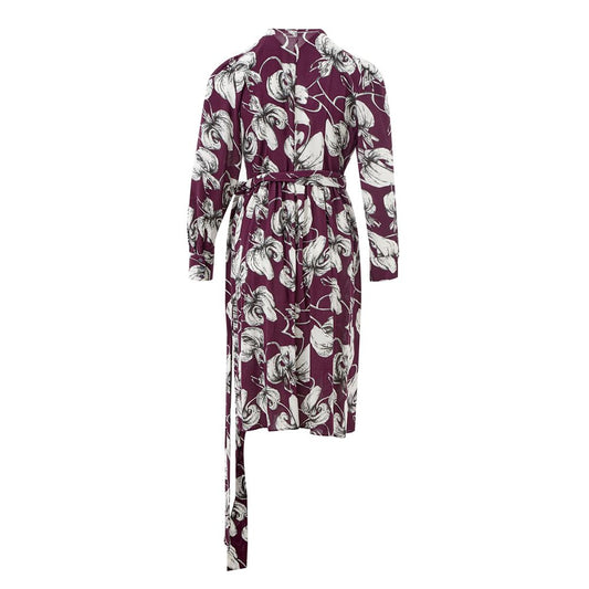 Lardini Purple Viscose Casual Dress