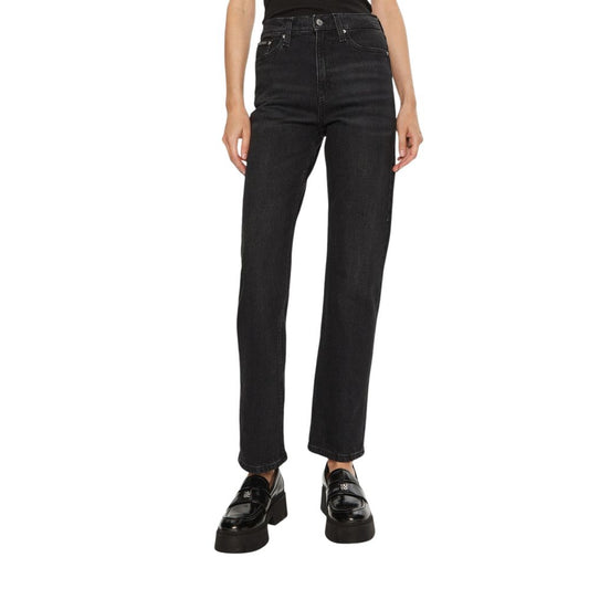 Calvin Klein Jeans Schwarze Cotton Mom Jean