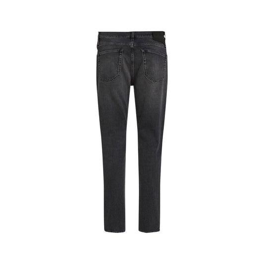 Calvin Klein Jeans Schwarze Baumwoll-Skinny-Jeans