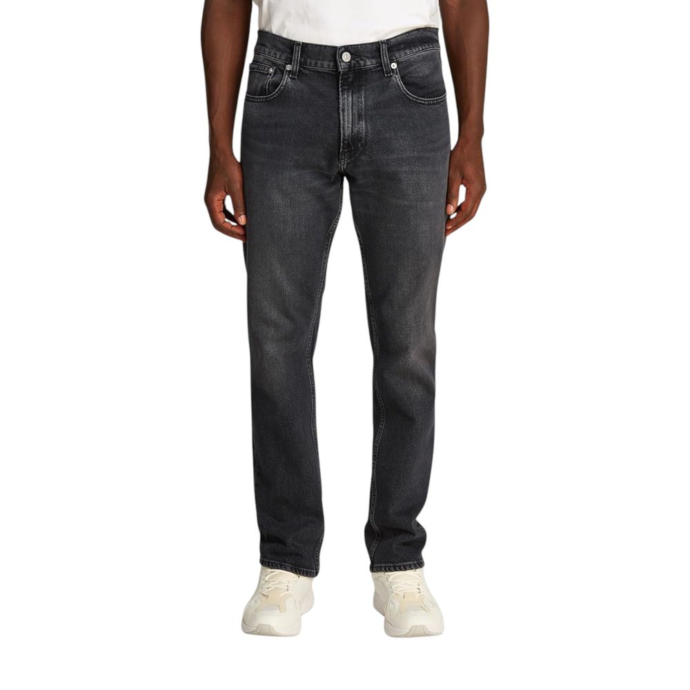 Calvin Klein Jeans Schwarze Baumwoll-Skinny-Jeans