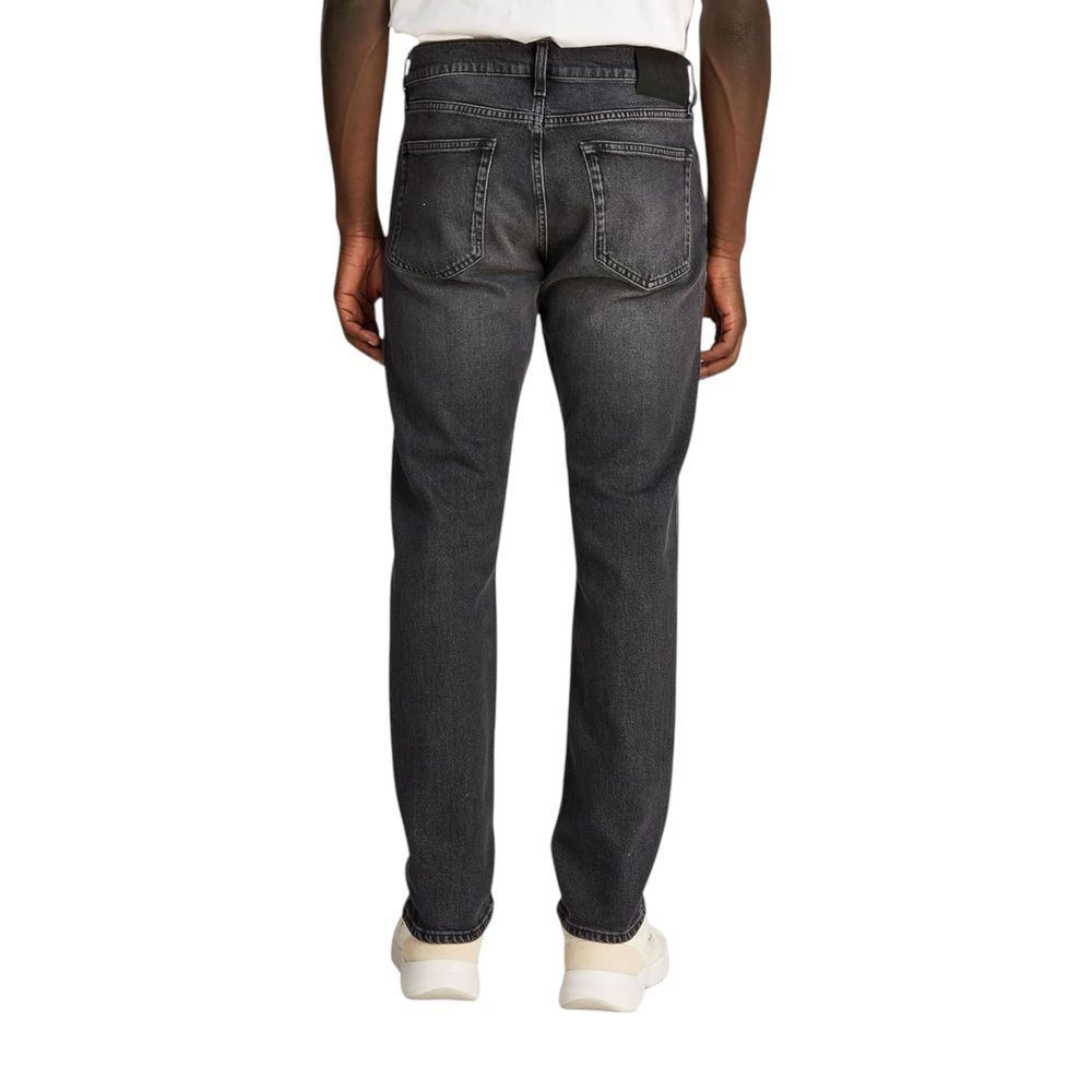 Calvin Klein Jeans Schwarze Baumwoll-Skinny-Jeans